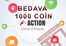 Üye olan herkese hediye 1000 coin