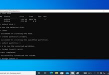CMD Diskpart ile Disk Formatlama